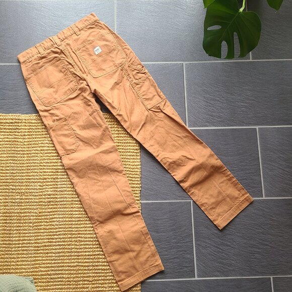 Eddie Bauer Workwear Brown Workwear Straight Leg Carpenter Pants Men's W30 x L32 - Picture 2 of 8